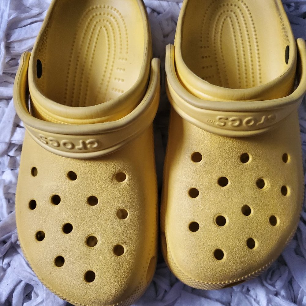 Yellow Crocs - image 1